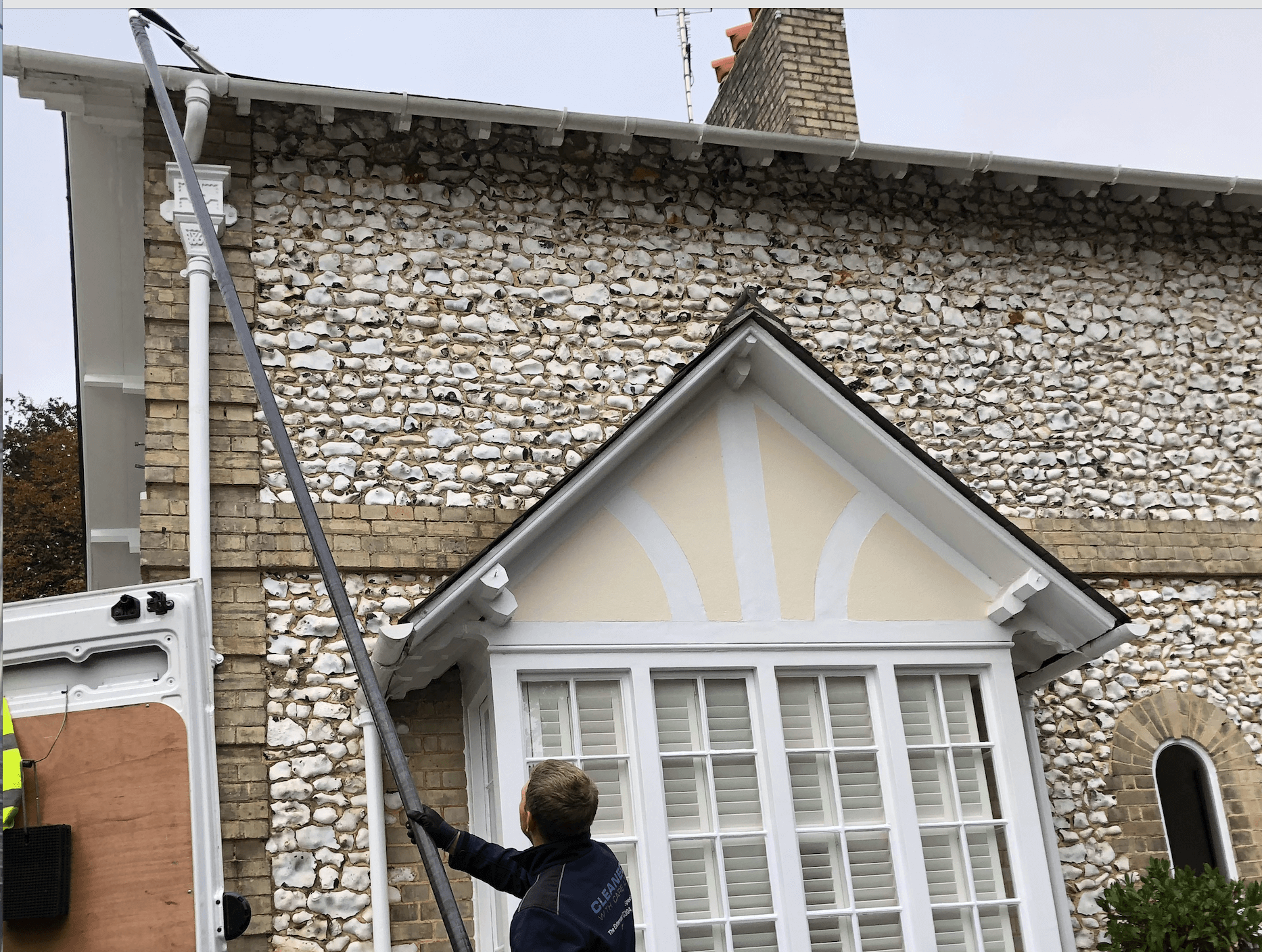 Professional gutter cleaning tools and equipment used by The Roof Moss Cleaners in Chorleywood